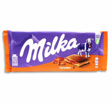 Milka Caramel Chocolate Bar