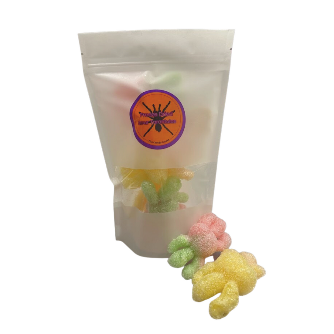 Freeze Dried Sour Gummy Tarantulas