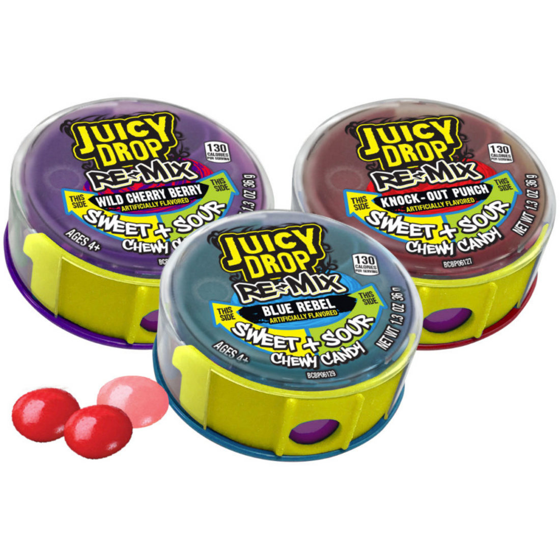 Juicy Drop Remix Sweet and Sour Chewy Candy The Candy Closet