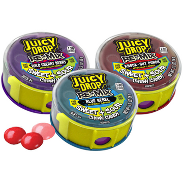 Juicy Drop Remix Sweet and Sour Chewy Candy