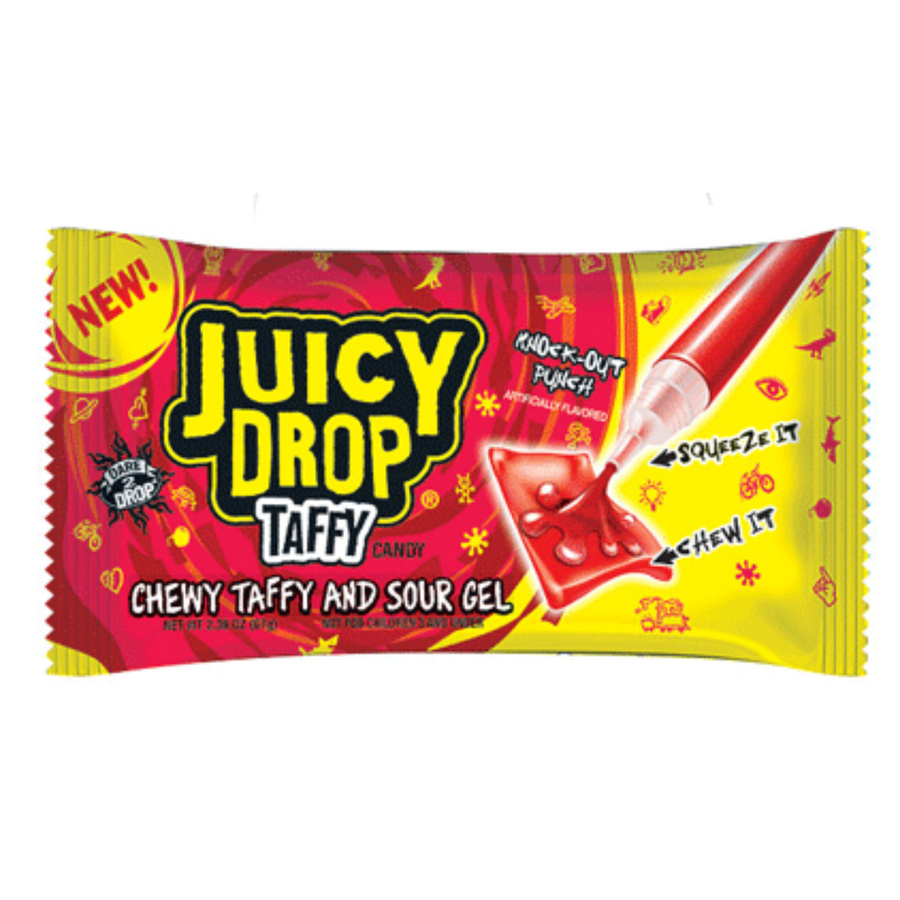 Juicy Drop Taffy with Sour Gel