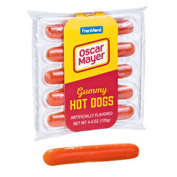 Kraft Oscar Mayer Gummy Hot Dogs