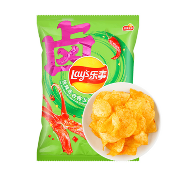 Lay's Hot Spicy Braised Duck Tongue Potato Chips