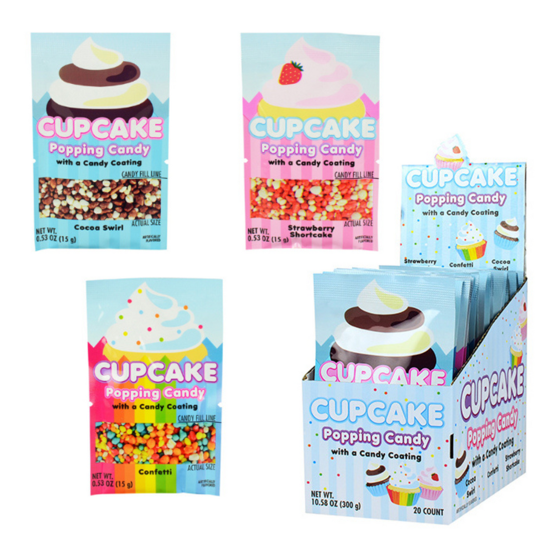 Cupcake Popping Candy