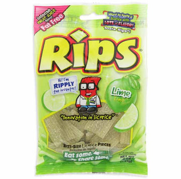 Rips Bites Lime Bag