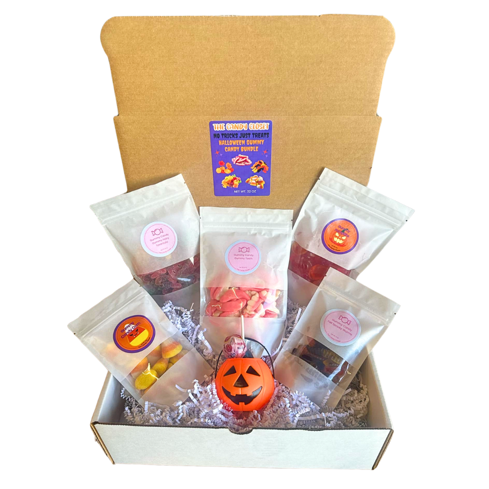 No Tricks Just Treats Halloween Gummy Candy Bundle