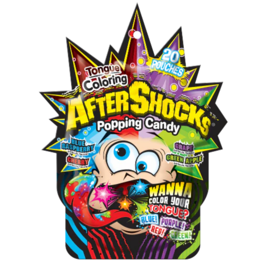 Aftershocks Tongue Color Painting Popping Candy