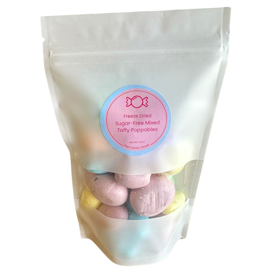 Freeze Dried Sugar-Free Mixed Taffy Poppables