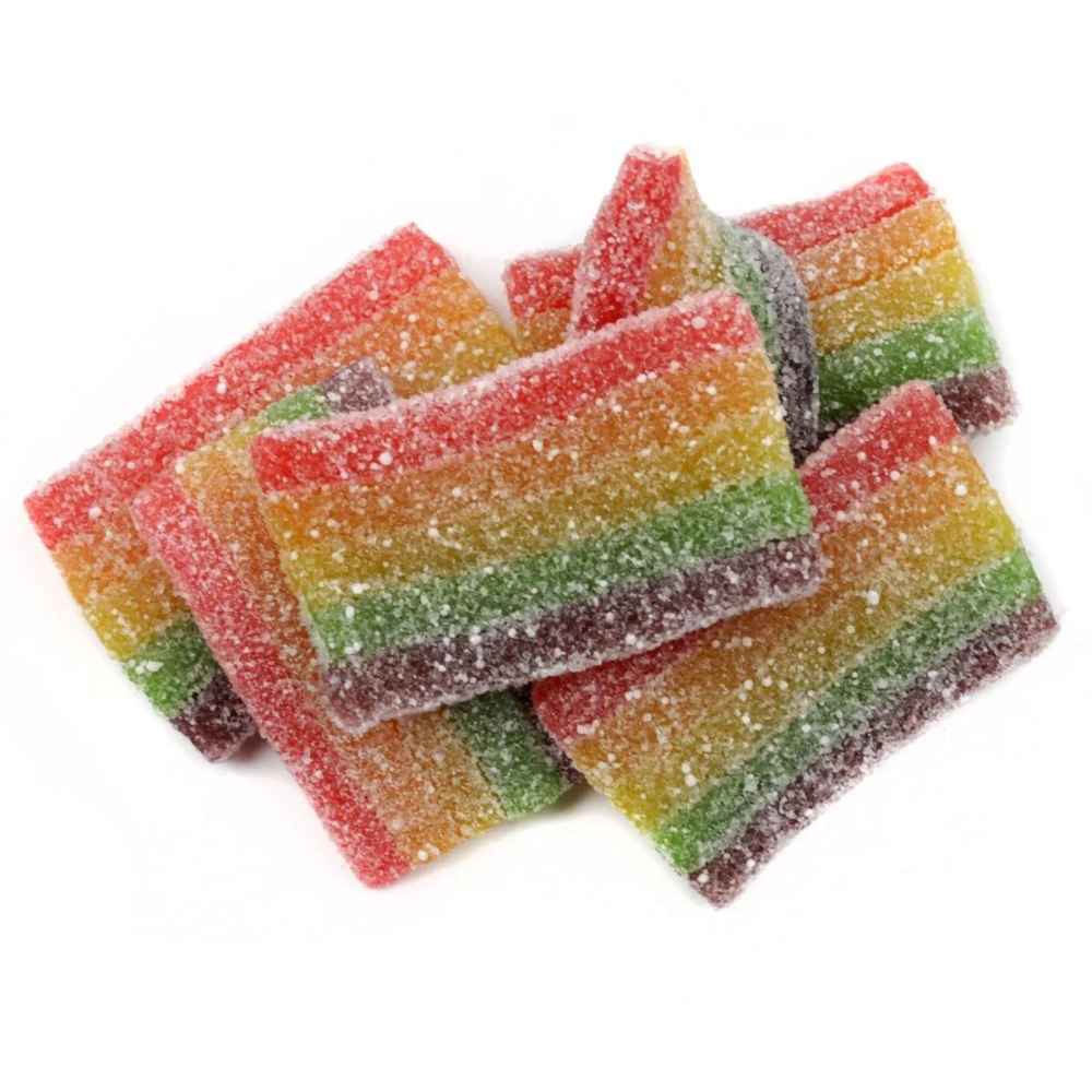 Sour Rainbow Belt Bites