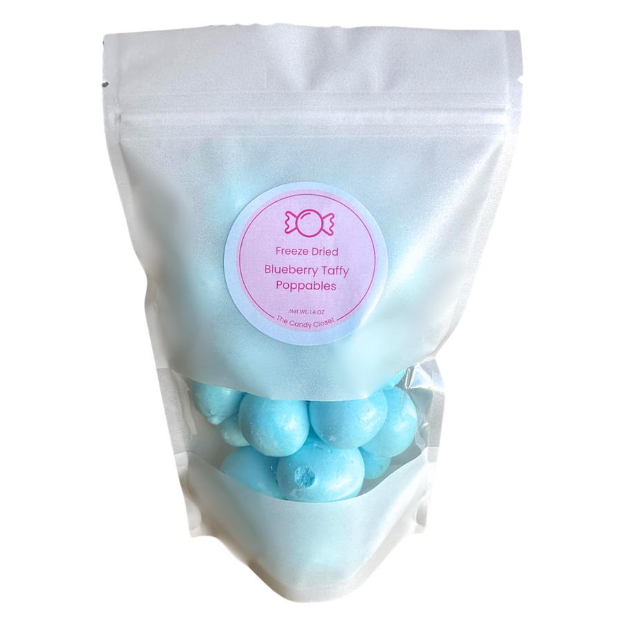 Freeze Dried Blueberry Taffy Poppables