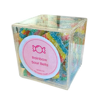 Rainbow Sour Belts Candy Cubes