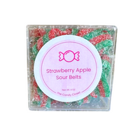 Strawberry Apple Sour Belts Candy Cubes