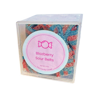 Blazberry Sour Belts Candy Cubes