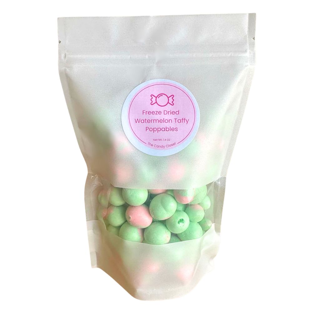 Freeze Dried Watermelon Taffy Poppables