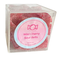 Wild Cherry Sour Belts Candy Cubes