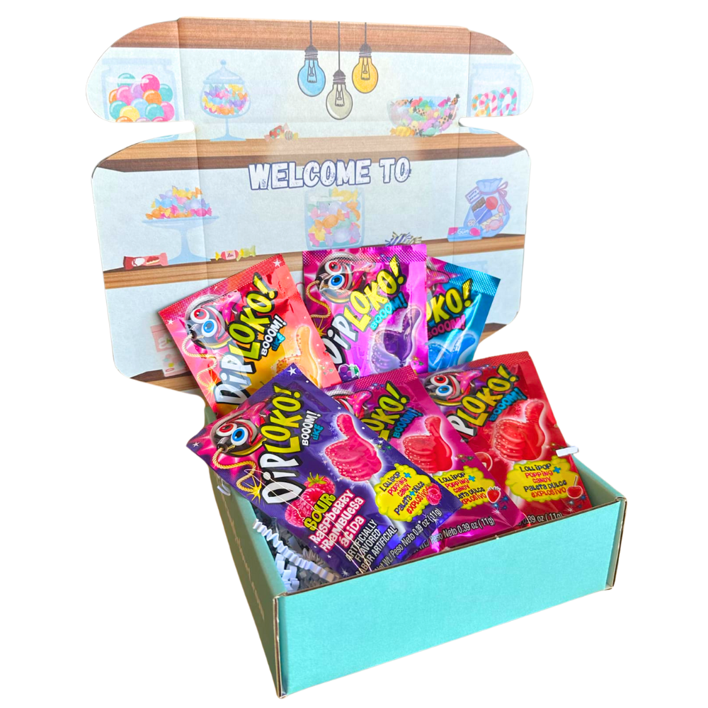 Assorted Dip Loko! Popping Candy 6-Piece Gift Box