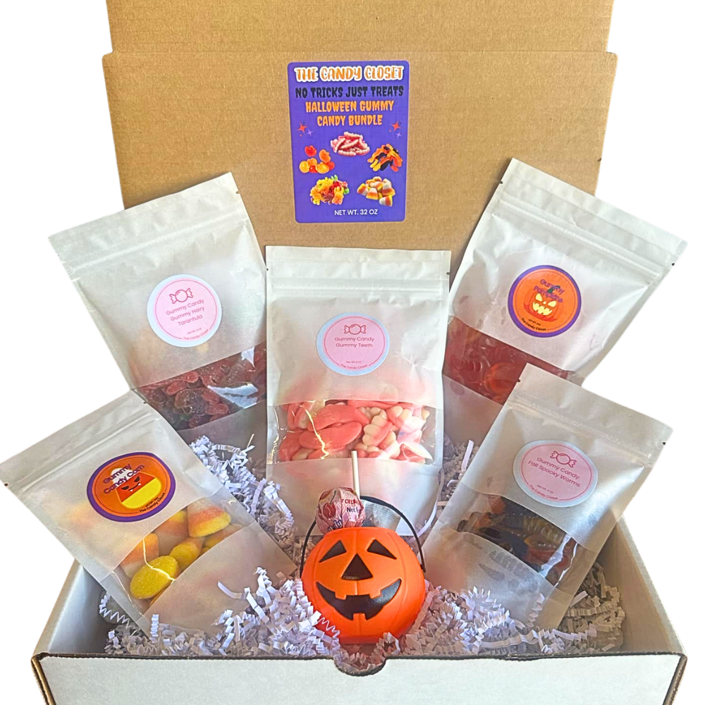 No Tricks Just Treats Halloween Gummy Candy Bundle