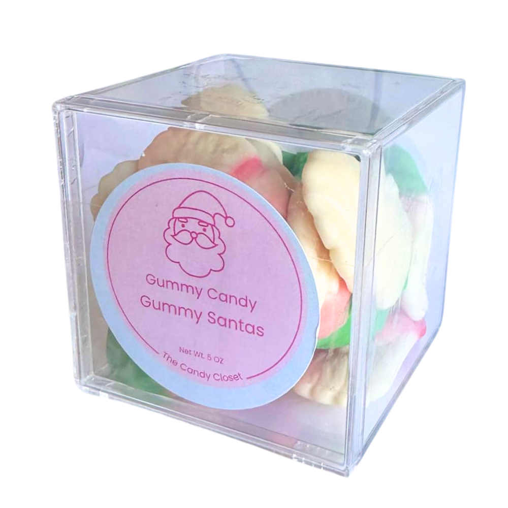 Gummy Santas Candy Cubes