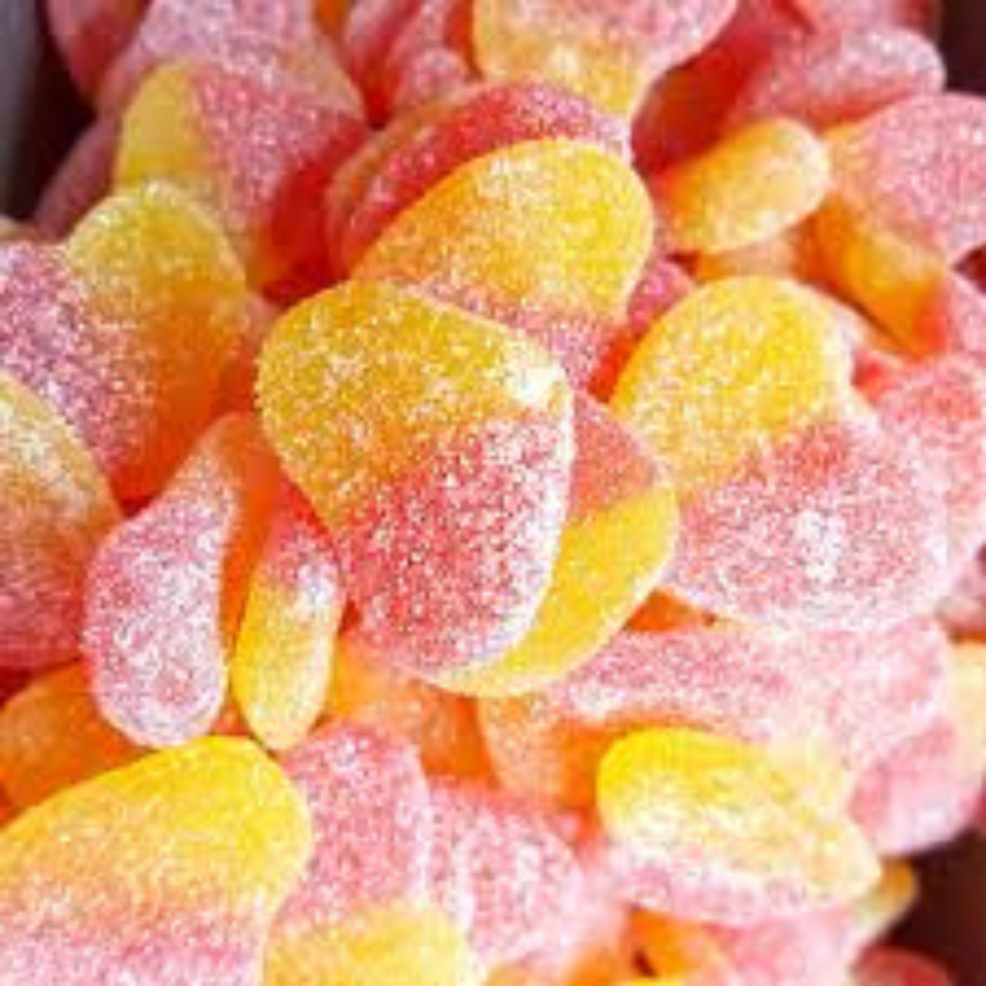 Gummy Sour Peachy Hearts