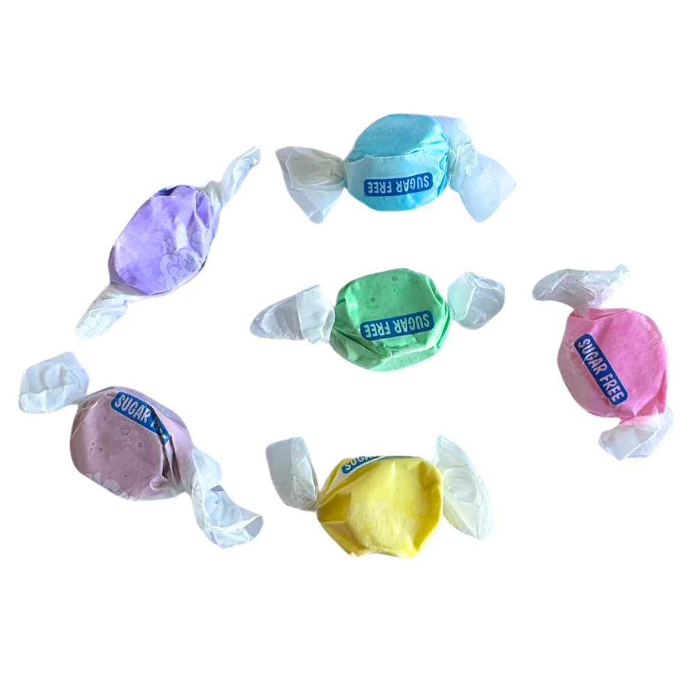 Sugar-Free Mixed Flavors Salt Water Taffy Candy Scoops