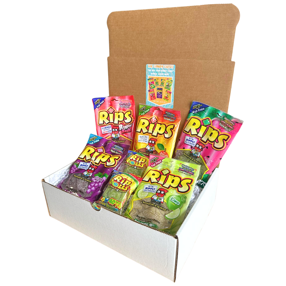 The Rips Sour Gummy Candy Bundle Assortment