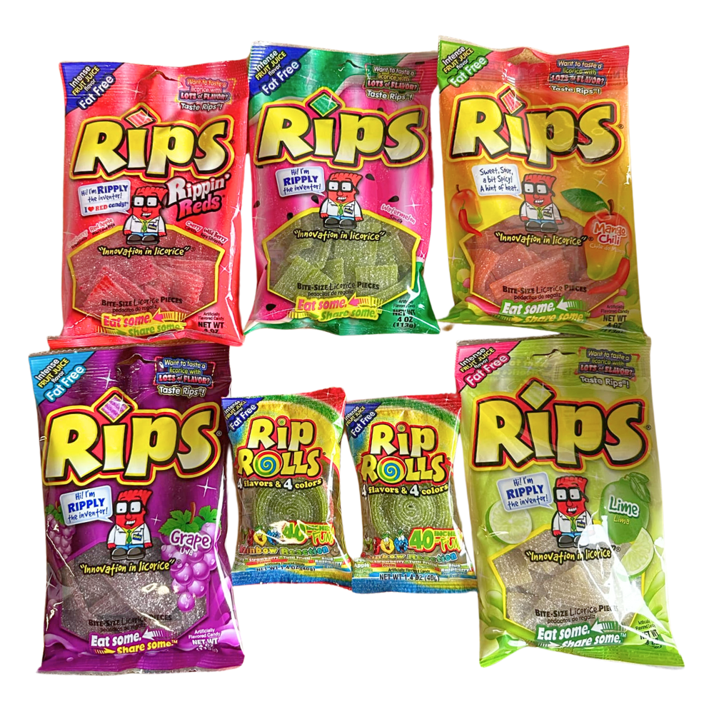 The Rips Sour Gummy Candy Bundle Assortment