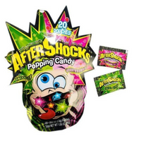 Aftershocks Popping Candy Dual Flavor Pack - Green Apple / Strawberry