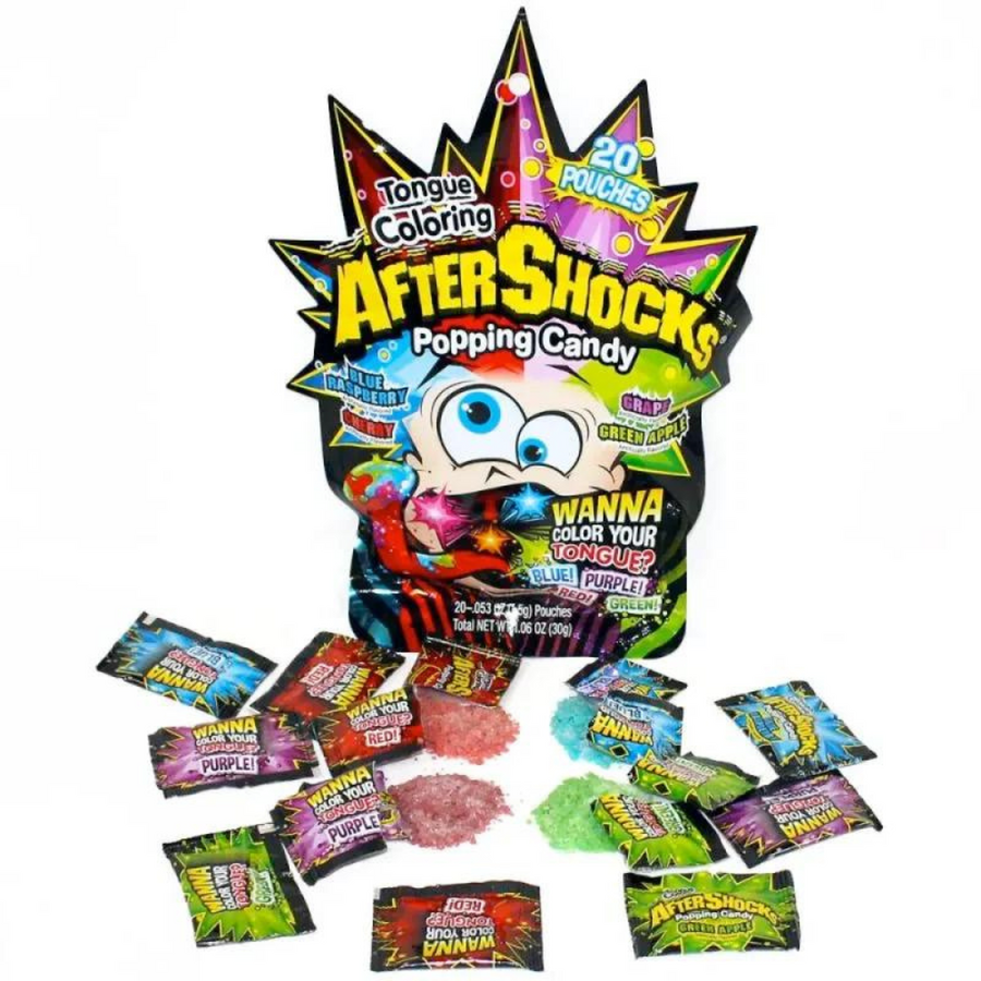 Aftershocks Tongue Color Painting Popping Candy