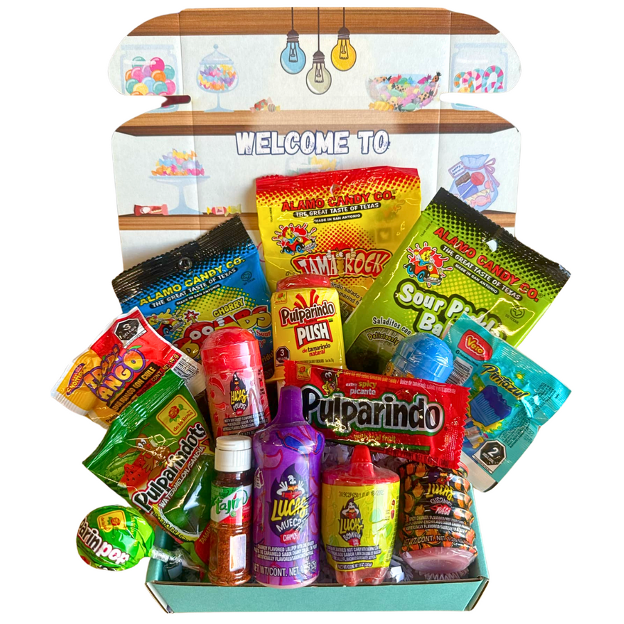 The Mexican Candy Mix 15-Piece Candy Gift Box