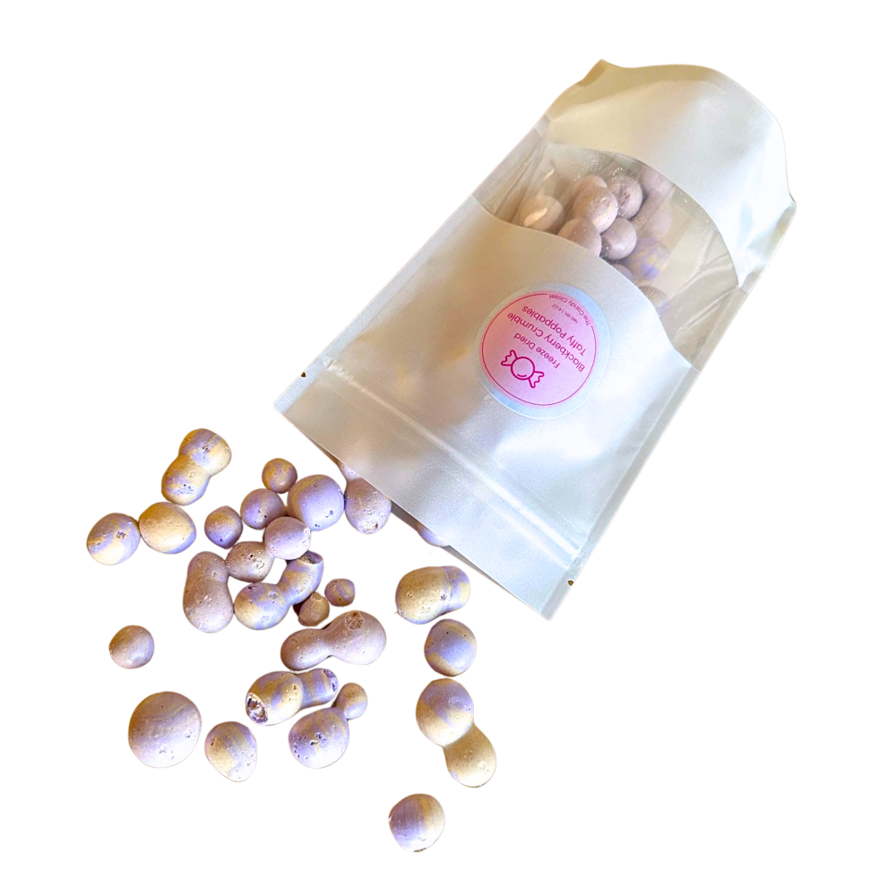 Freeze Dried Blackberry Crumble Taffy Poppables