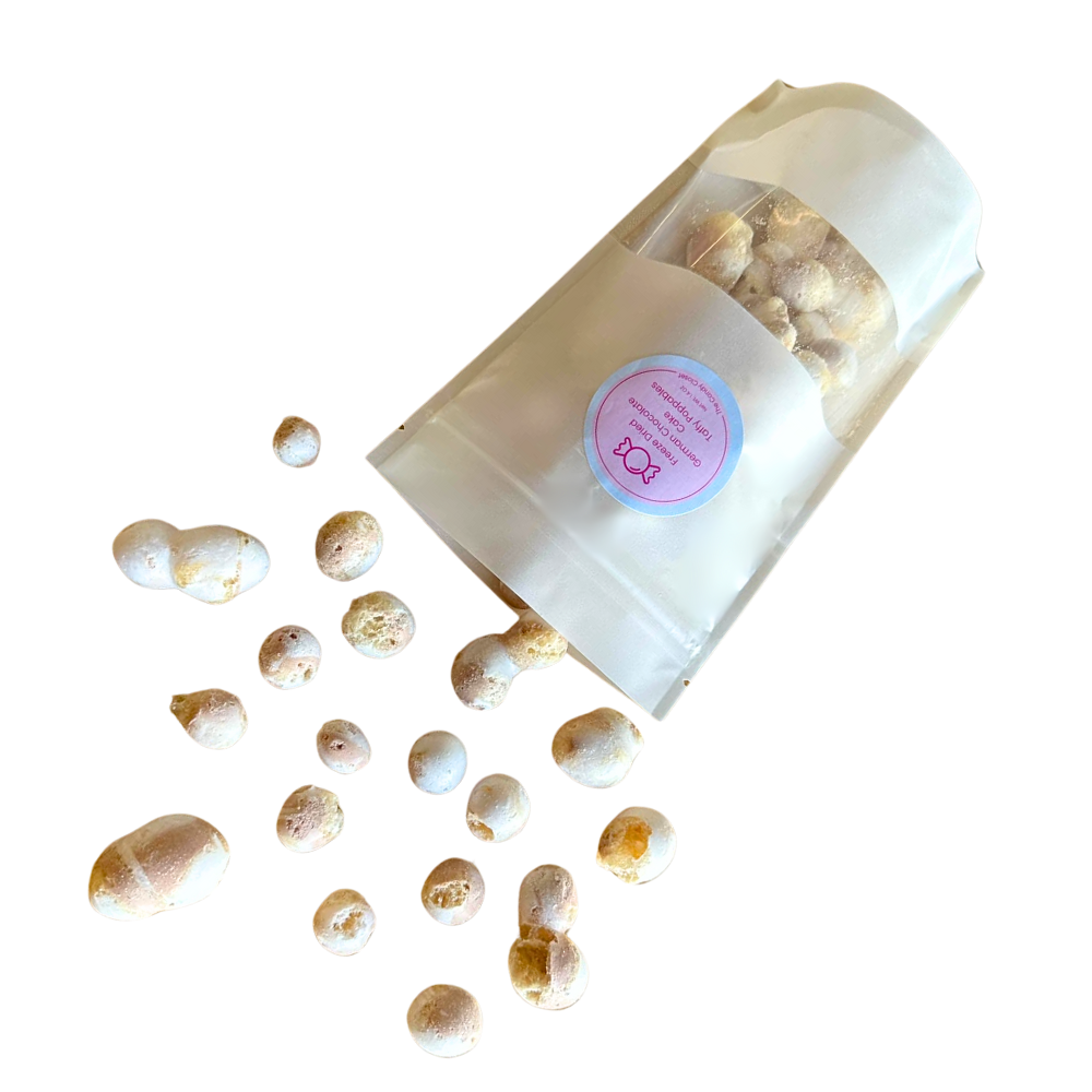 Freeze Dried German Chocolate Cake Taffy Poppables