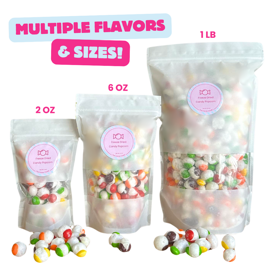 Freeze Dried Fruity Candy Popcorn