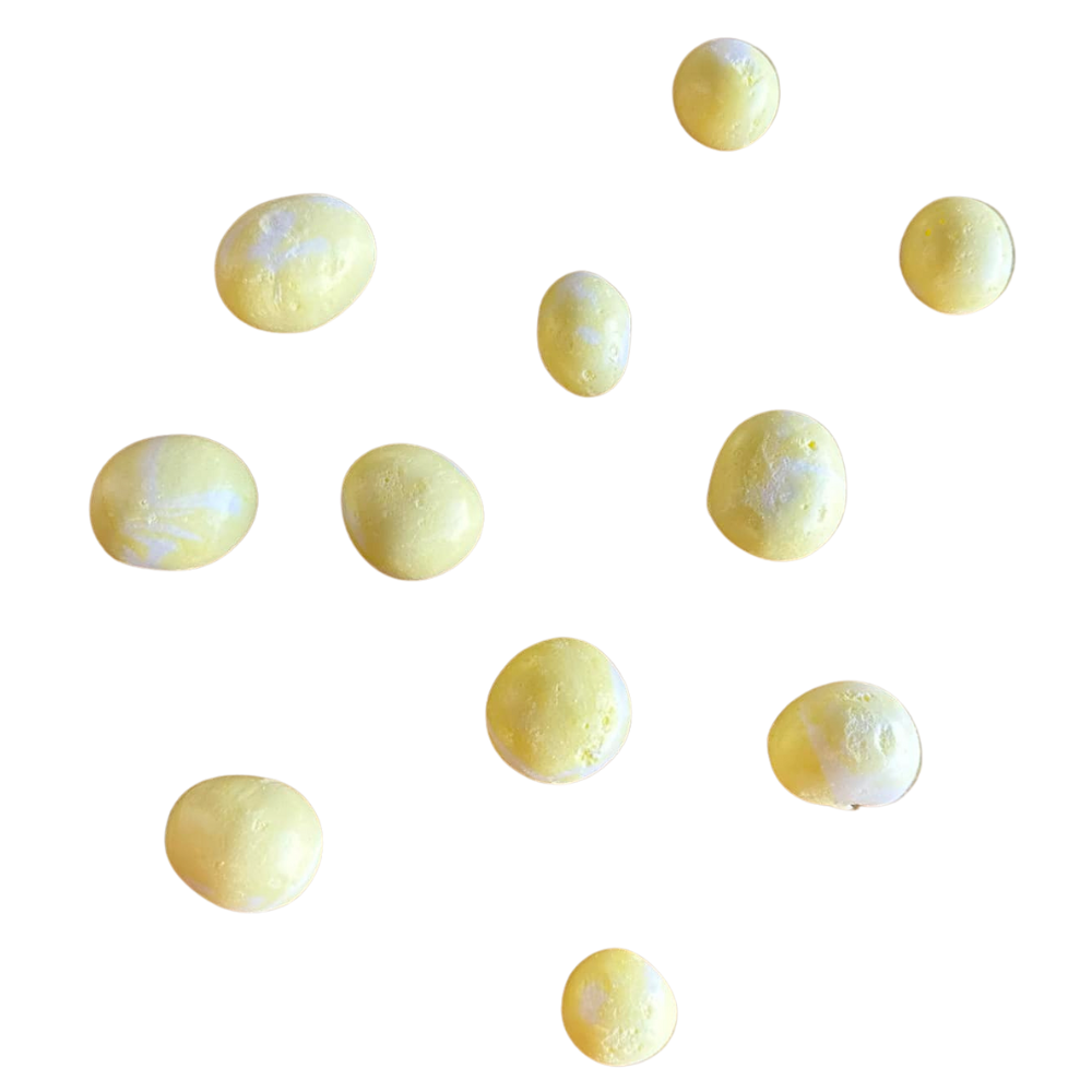 Freeze Dried Lemon Cream Taffy Poppables