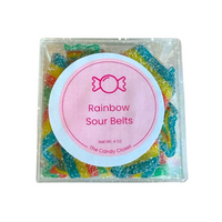 Rainbow Sour Belts Candy Cubes