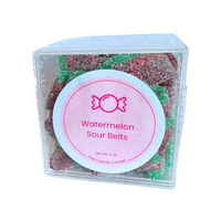 Watermelon Sour Belts Candy Cubes