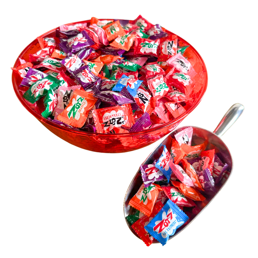 Zotz Assorted Fruity Flavored Fizzy Hard Candy Candy Scoops