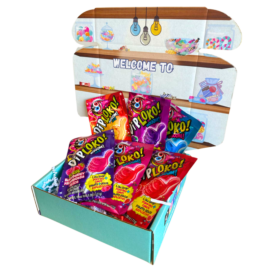 Assorted Dip Loko! Popping Candy 6-Piece Gift Box