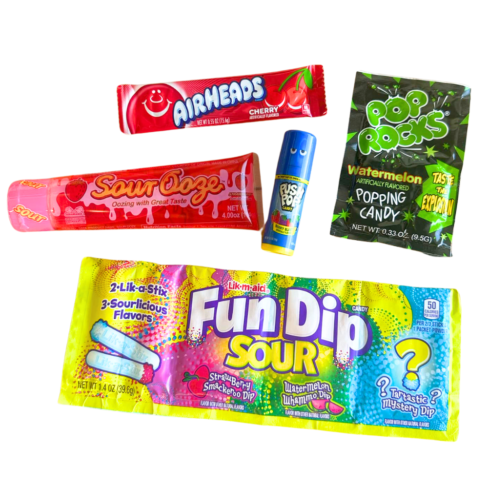 The Retro Candy 5-Piece Gift Box