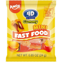 4D Mini Fast Food Gummies