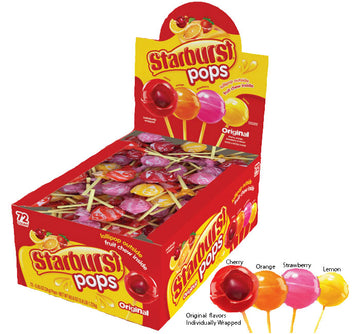 Starburst Pops Lollipops