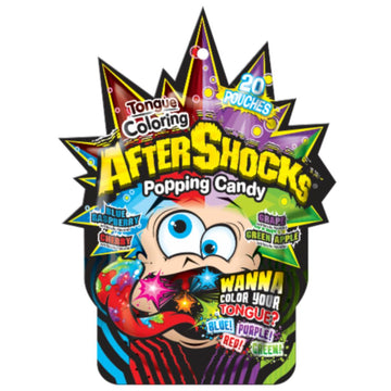Aftershocks Tongue Color Painting Popping Candy