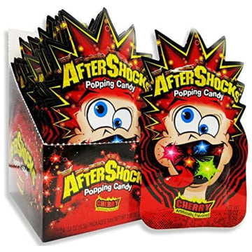 Cherry AfterShocks Popping Candy