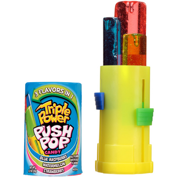 Triple Power Push Pop Candy