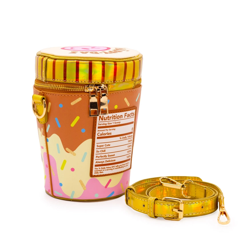 Happy Daz Chocolate Ice Cream Tub Handbag 🍫