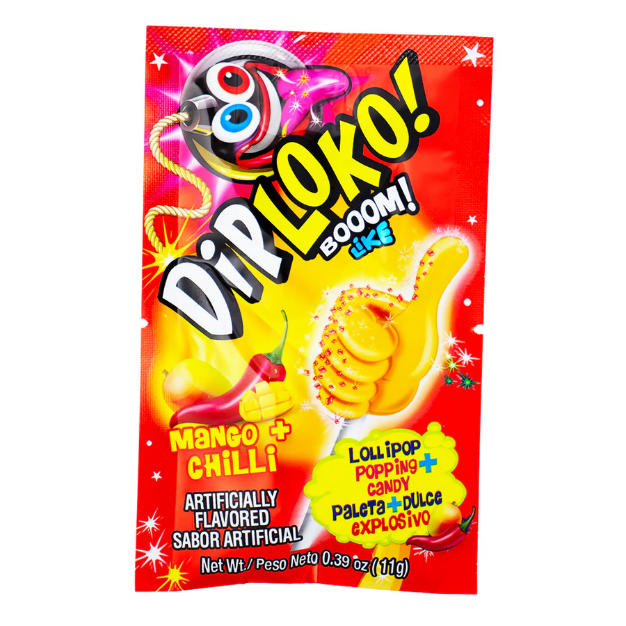 Dip Loko Mango with Chilli Flavor Popping Candy