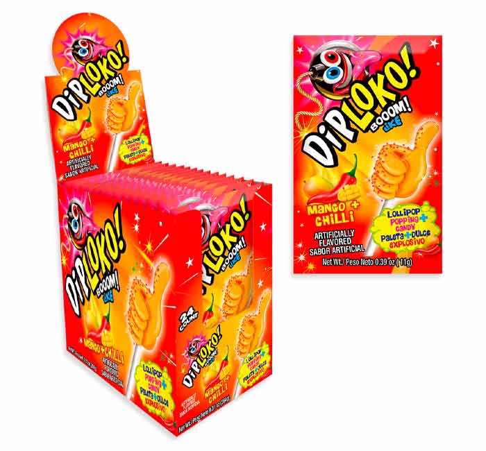 Dip Loko Mango with Chilli Flavor Popping Candy