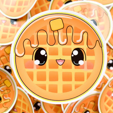 Waffle Sticker