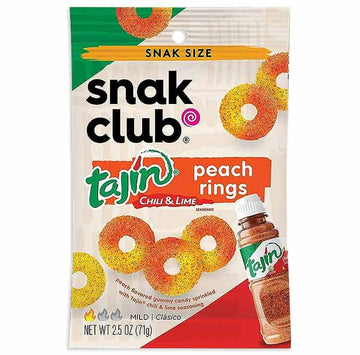 Snak Club Tajin Chili and Lime Peach Rings