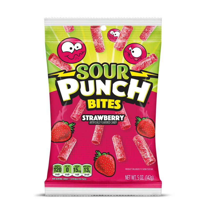 Sour Punch Strawberry Bites