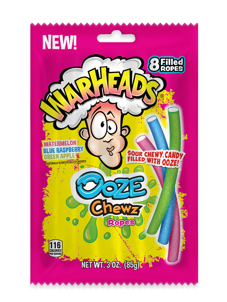 Warheads Ooze Chewz Ropes